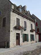 stone old building in Quebec, Canada