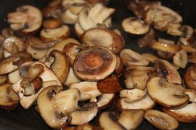 Cooking delicious mushrooms