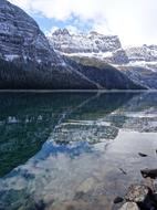 Lake Reflection of Rockies