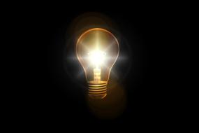 light bulb think idea solution