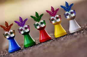 Masks Carnival Play Stone