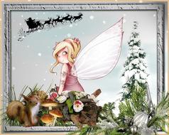 Winter Fairy Tale Christmas art