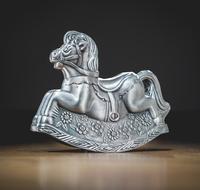 Horse Ornament silver