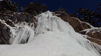 Icicle Waterfall Ice