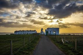 Lighthouse In The Evening view