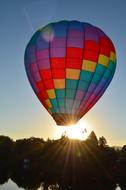 Hot Air Balloons colorful design