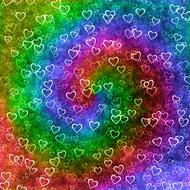 background scrapbooking paper colors hearts