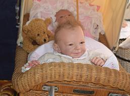 Old Stroller Doll Baby Artist
