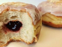 tasty muffin with filling