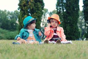 Kids Summer green grass