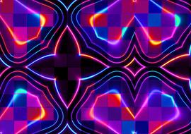 colorful abstract glowing pattern
