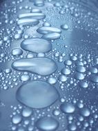 Drops Water Blue