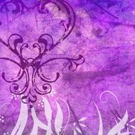 background scrapbooking paper violet flowers