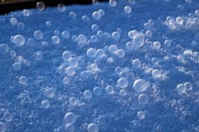 Soap Bubble Snow Frost
