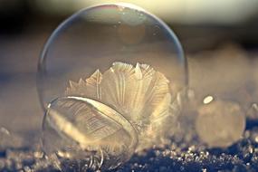 Ball Ice Crystal Bubble Frost