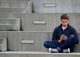 Texting Boy