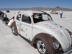 vintage car in the sands