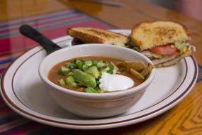 delicious sandwich soup