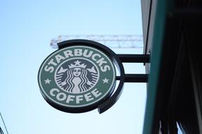coffee shop street sign