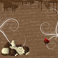 background scrapbooking paper harvest text