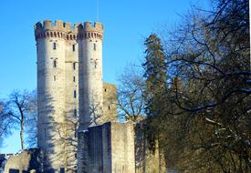 castle tower with observation deck