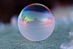 Soap Bubble frosty Ball