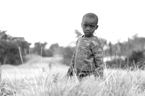 Africa Children black and white