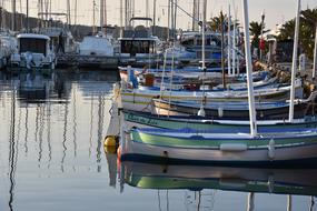 Sea Port ships in France