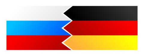 flag russia germany nation