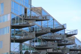 Balcony Architecture in copenhagen