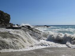 view of the Ocean beach in California