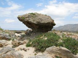 Elafonissi Crete rock scenery