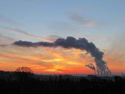 Industry Chimney Smoke