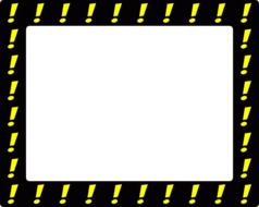 frame border excitement message