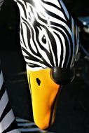 Animal Head Swan Zebra Black And
