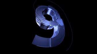 number digit 9 background