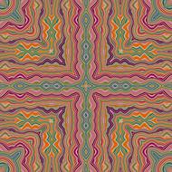 abstract design cross drawing