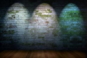 background with grunge brick wall