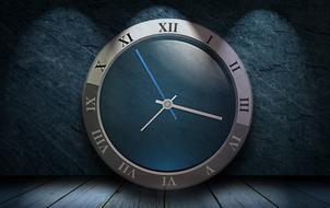 clock movement face drawing