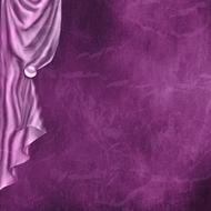 drawn purple curtain on a purple background