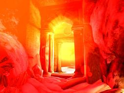 old ancient hidden passageway