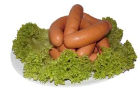 boiled meat sausages