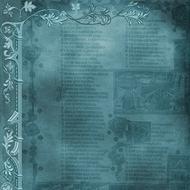 scrapbooking paper blue text drawing