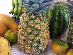 Juicy delicious pineapple