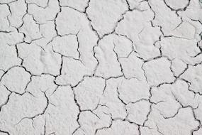 photo of cracks in white paint