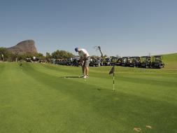 Golf Golfing Practicing