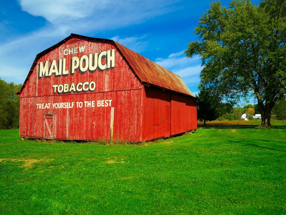 Ohio Mail Pouch Tobacco Red