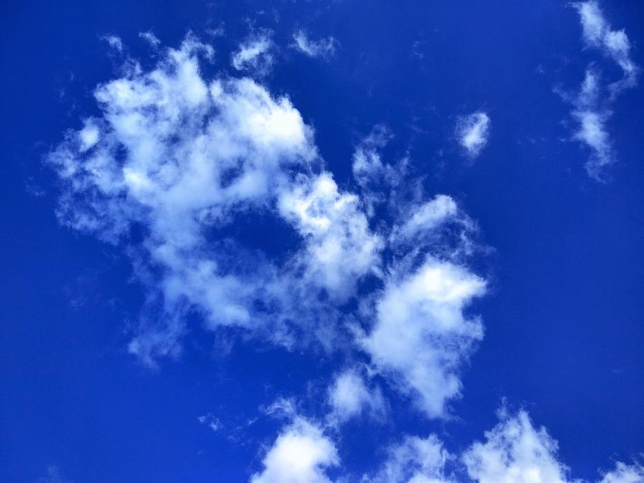 soft clouds in the sky