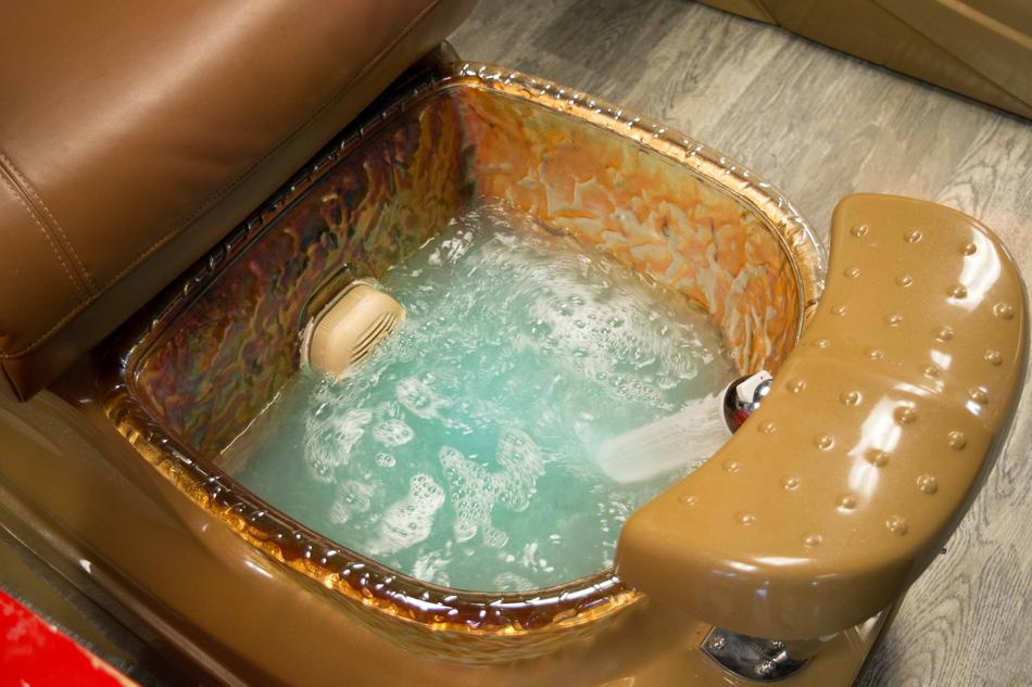 seawater for pedicures