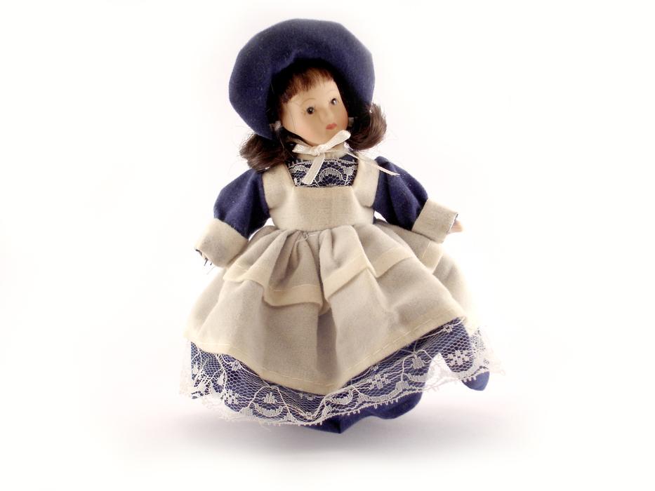 doll with a beautiful dress